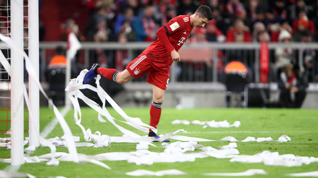 Robert Lewandowski erzielte am Wochenende zwei Tore für den FC Bayern
