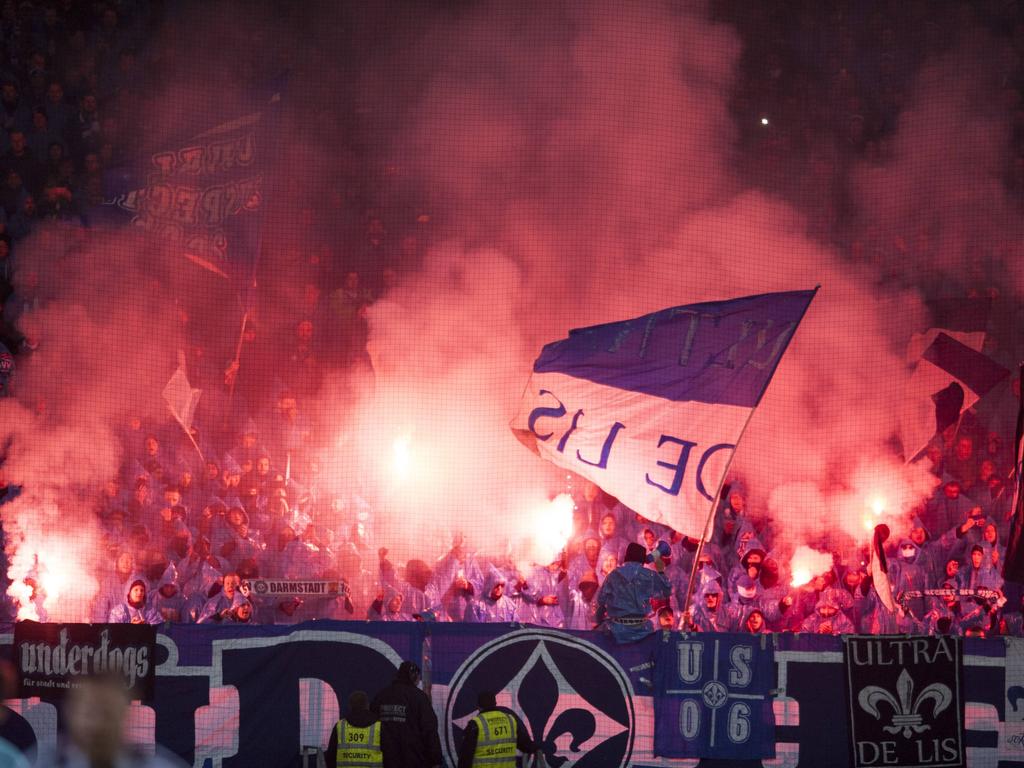 Fans zündeten bei den Derbys gegen Frankfurt Pyrotechnik