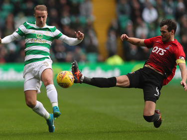 Leigh Griffiths' (l.) Treffer zum 1:0 reichte für Celtic nicht