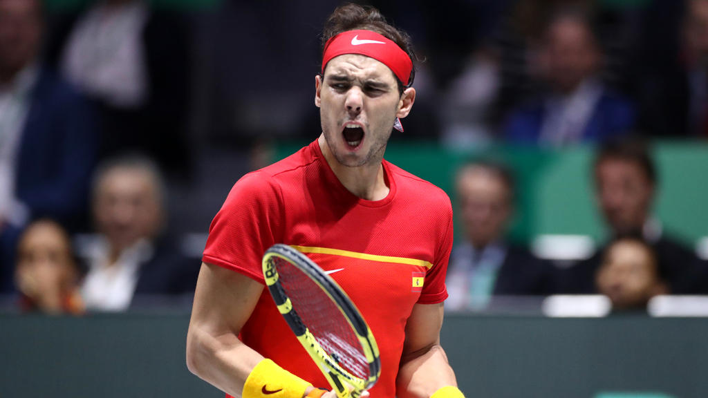 Rafael Nadal sicherte Spanien den entscheidenden Punkt Rafael Nadal sicherte Spanien den entscheidenden Punkt