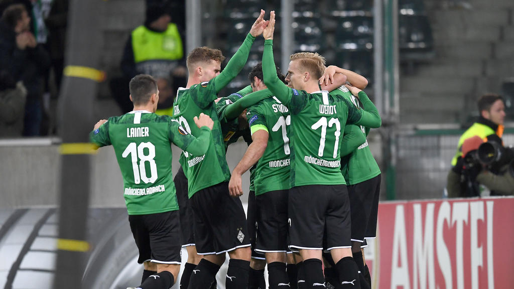 Borussia Mönchengladbach holte den ersten Sieg in der Gruppenphase der Europa League