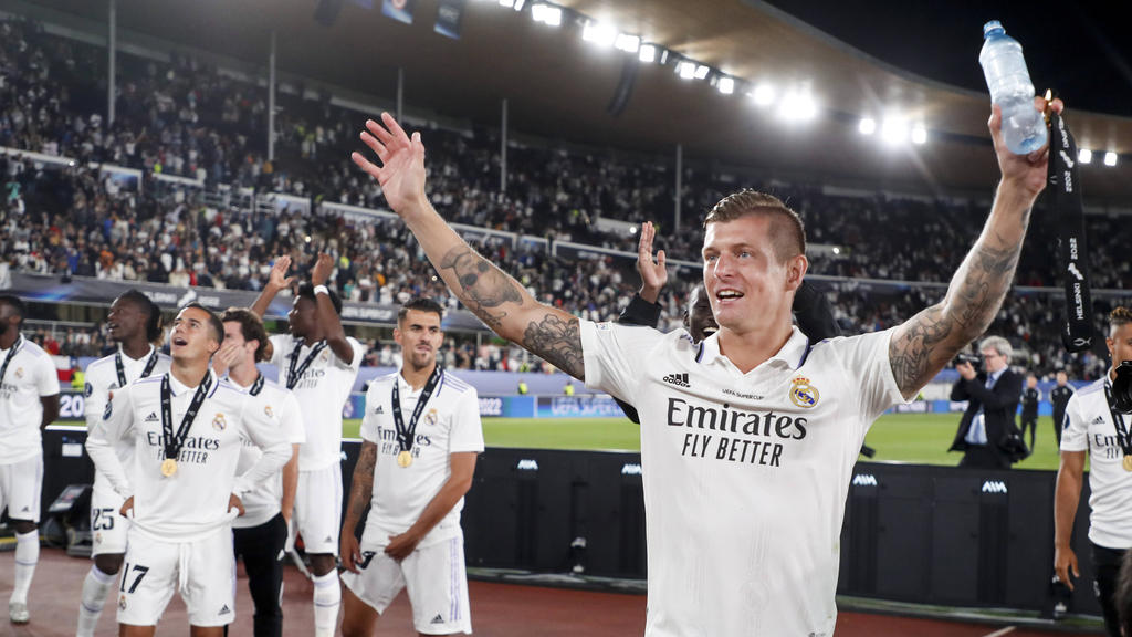 Toni Kroos gewann mit Real Madrid den UEFA Supercup