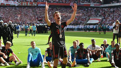 Thomas Müller wurde mit dem FC Bayern deutscher Meister