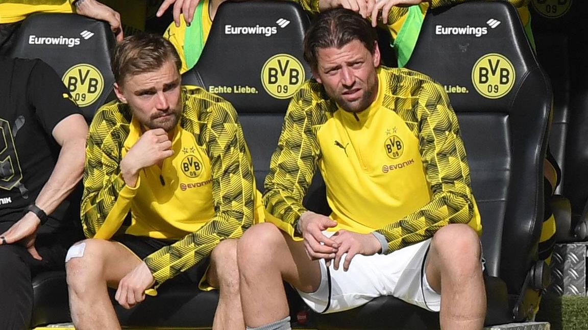 Marcel Schmelzer (l.) ist zurück beim BVB (Archivbild aus 2018)