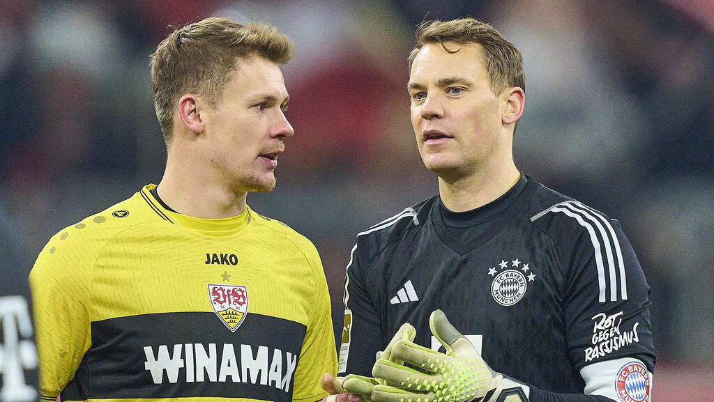 Alexander Nübel (l.) könnte Manuel Neuer als Bayern-Keeper beerben