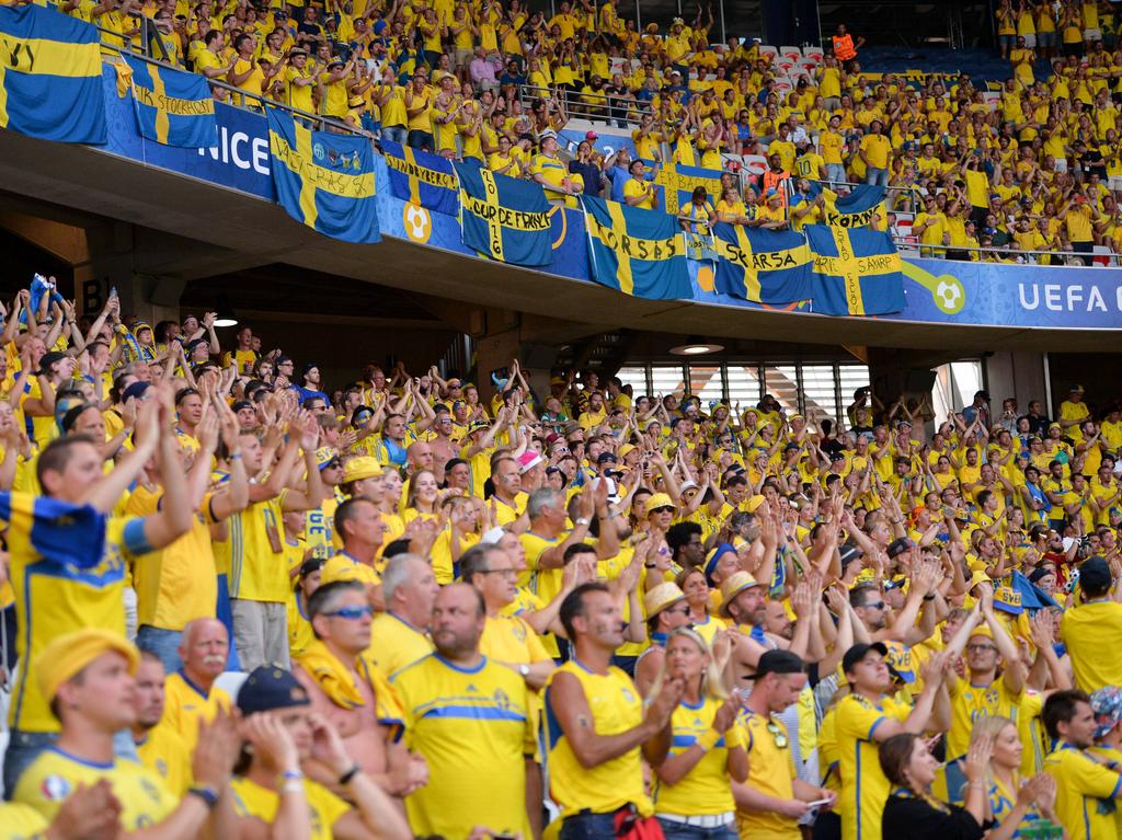 Schwedische Fans gelten als besonders feierfreudig