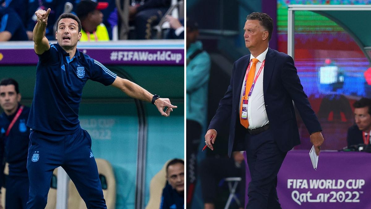 Trainerduell: Lionel Scaloni trifft im WM-Viertelfinale auf Louis van Gaal