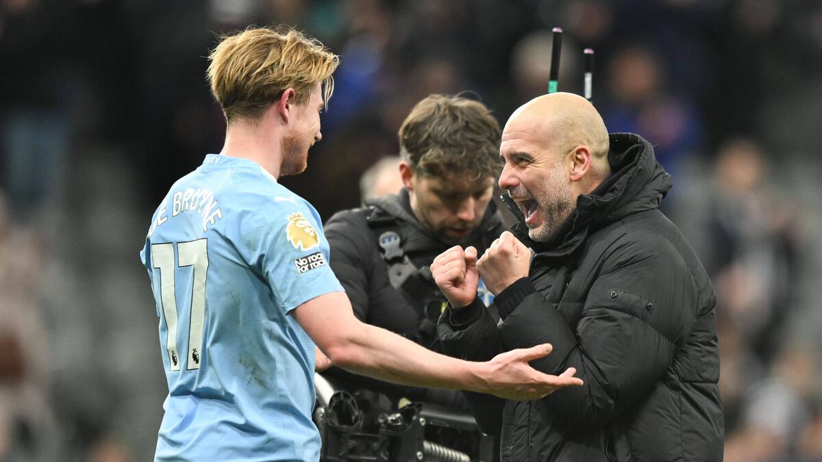 Statt beim FC Bayern arbeiten Pep Guardiola und Kevin De Bruyne bei Manchester City zusammen