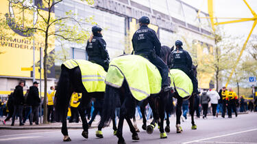 Beim Champions-League-Halbfinale zwischen Borussia Dortmund und Paris Saint-Germain wird es eine hohe Polizeipräsenz geben.