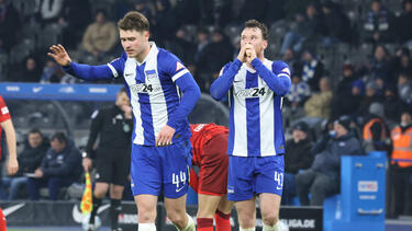 Linus Gechter und Pascal Klemens kämpfen mit Hertha BSC um den Klassenerhalt