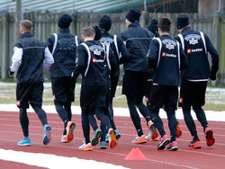 Auf der Laufbahn startete der SK Sturm ins Jahr 2016