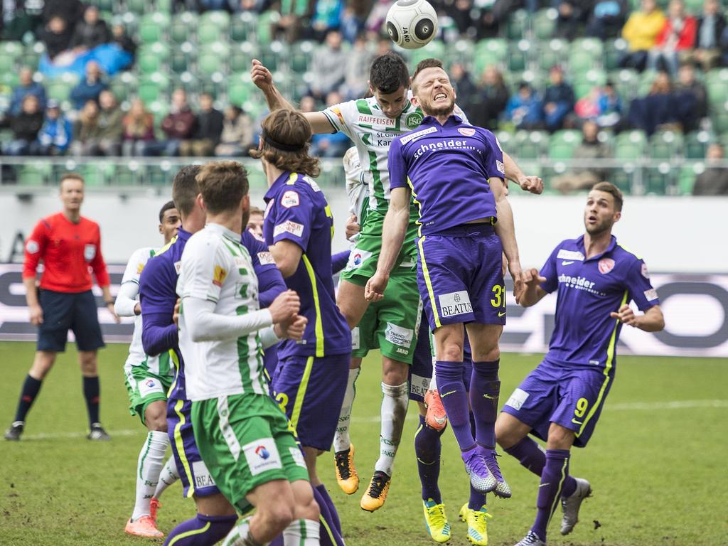Der FC Thun entschied das Duell gegen den FC St. Gallen durch einen Treffer in der Nachspielzeit