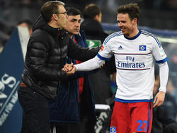 Nicolai Müller (r.) ist nach dem Derby gegen Bremen angeschlagen