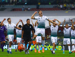 El Santos no se dejó remontar en el Azteca. (Foto: Getty)