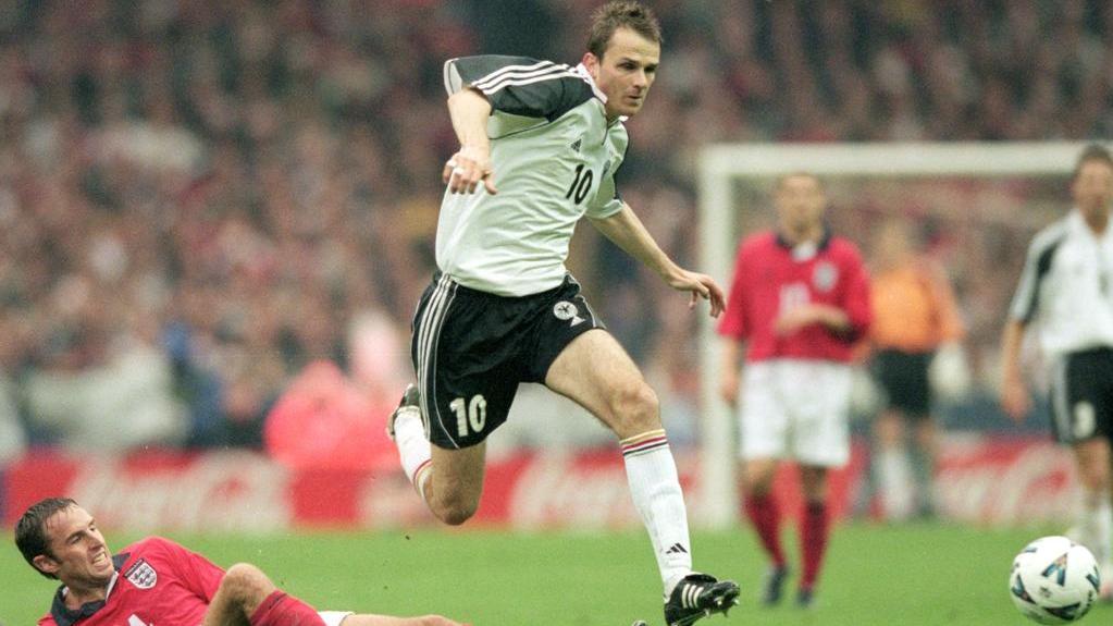 Dietmar Hamann erzielte den letzten Treffer im alten Wembley Dietmar Hamann erzielte den letzten Treffer im alten Wembley