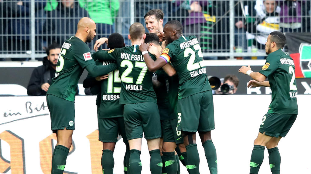 Der VfL Wolfsburg setzte sich gegen Borussia Mönchengladbach durch