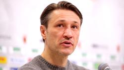 FC-Bayern-Trainer Niko Kovac stellt sich den Fragen der Journalisten