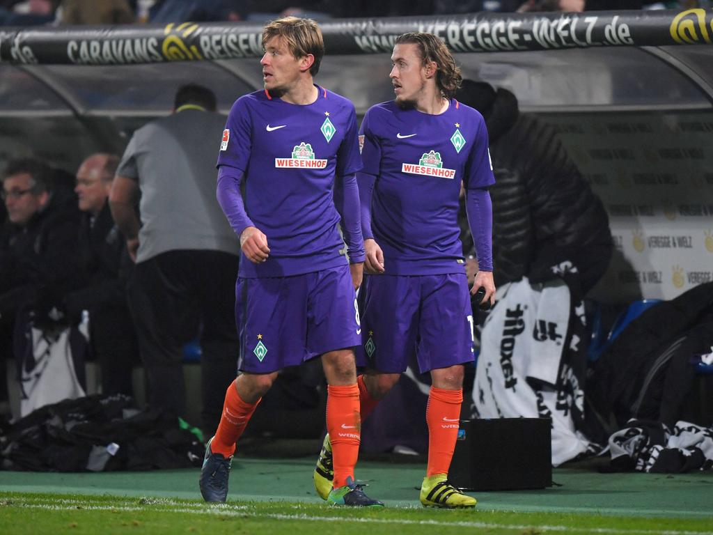 Konnten am Mittwoch nicht trainieren: Clemens Fritz und Max Kruse Konnten am Mittwoch nicht trainieren: Clemens Fritz und Max Kruse