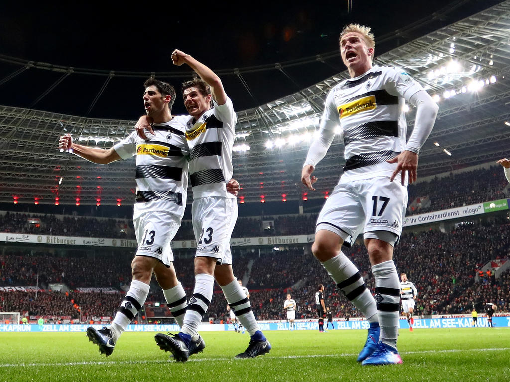 Borussia Mönchengladbach hat ein spektakuläres Spiel in Leverkusen gewonnen