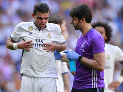 Pepe se rompió dos costillas contra el Atlético. (Foto: Getty)