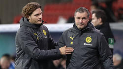Michael Zorc (r.) mit seinem neuen Cheftrainer Edin Terzic