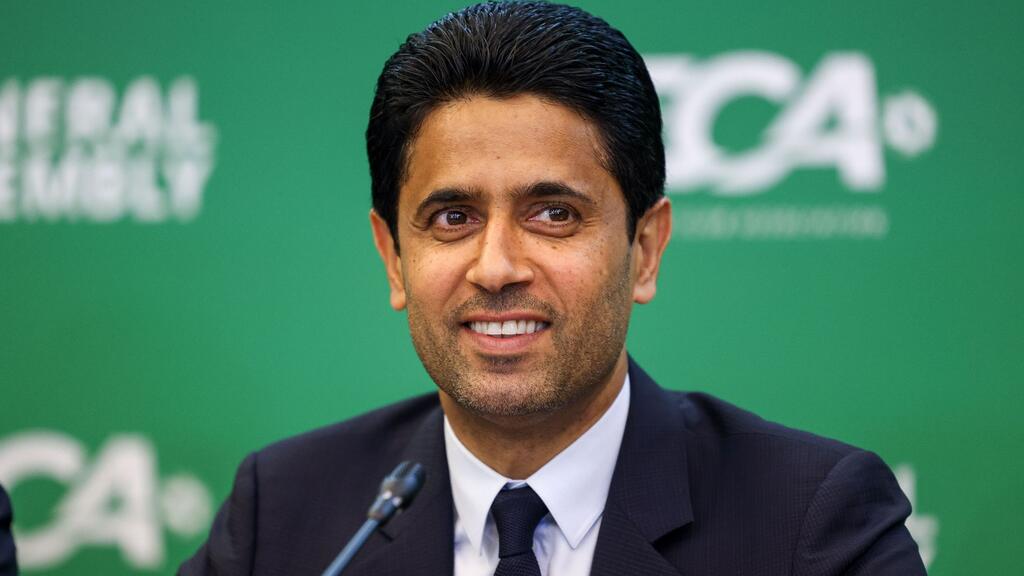 Der ECA-Vorsitzende, Nasser Al-Khelaïfi, befürwortet eine Wiederaufnahme Turins. Der ECA-Vorsitzende, Nasser Al-Khelaïfi, befürwortet eine Wiederaufnahme Turins.