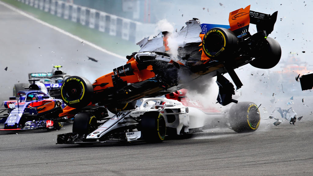 Spa-Crash: Über fünf Tonnen wirkten auf Leclercs Halo