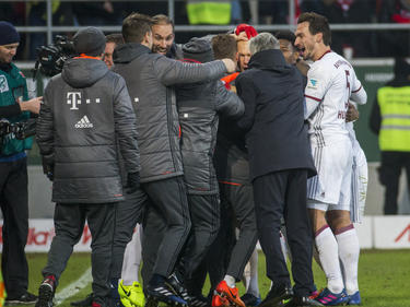 El Bayern ganó 'in extremis' en Ingolstadt. (Foto: Getty)