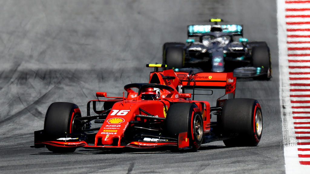 Charles Leclerc konnte in Spielberg beide Mercedes hinter sich lassen Charles Leclerc konnte in Spielberg beide Mercedes hinter sich lassen