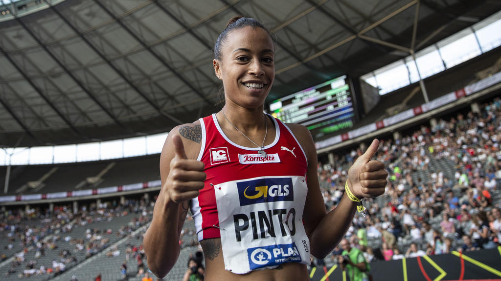 Tatjana Pinto ist in Berlin beim ISTAF am Start Tatjana Pinto ist in Berlin beim ISTAF am Start