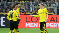 Zählen zu den (potenziellen) Verlieren beim BVB: Mario Götze (l.) und Julian Brandt