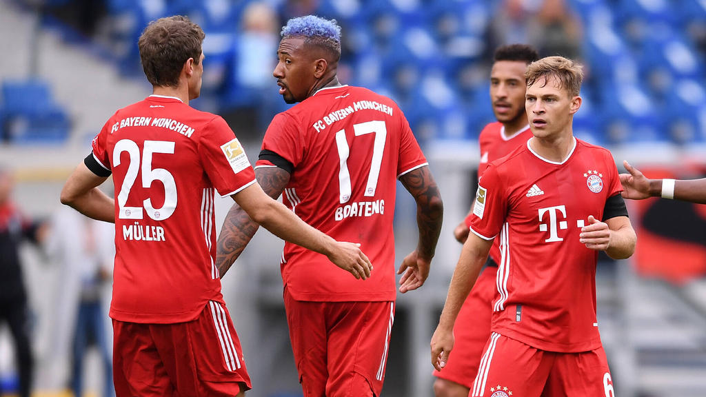 Beim FC Bayern gemeinsam erfolgreich: Thomas Müller, Jérôme Boateng und Joshua Kimmich