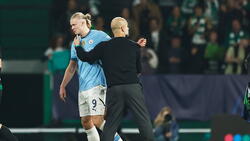 Guardiola und Haaland in der Krise