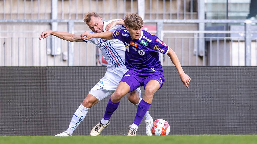 Jannik Robatsch (r.) hat wohl das Interesse von Borussia Mönchengladbach geweckt Jannik Robatsch (r.) hat wohl das Interesse von Borussia Mönchengladbach geweckt