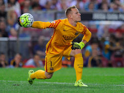 Ter Stegen es habitualmente el recambio de Claudio Bravo en la liga. (Foto: Getty)