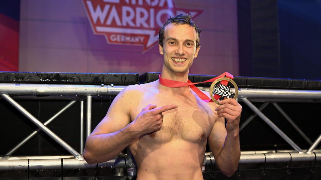 Alexander Wurm mit seiner Medaille!