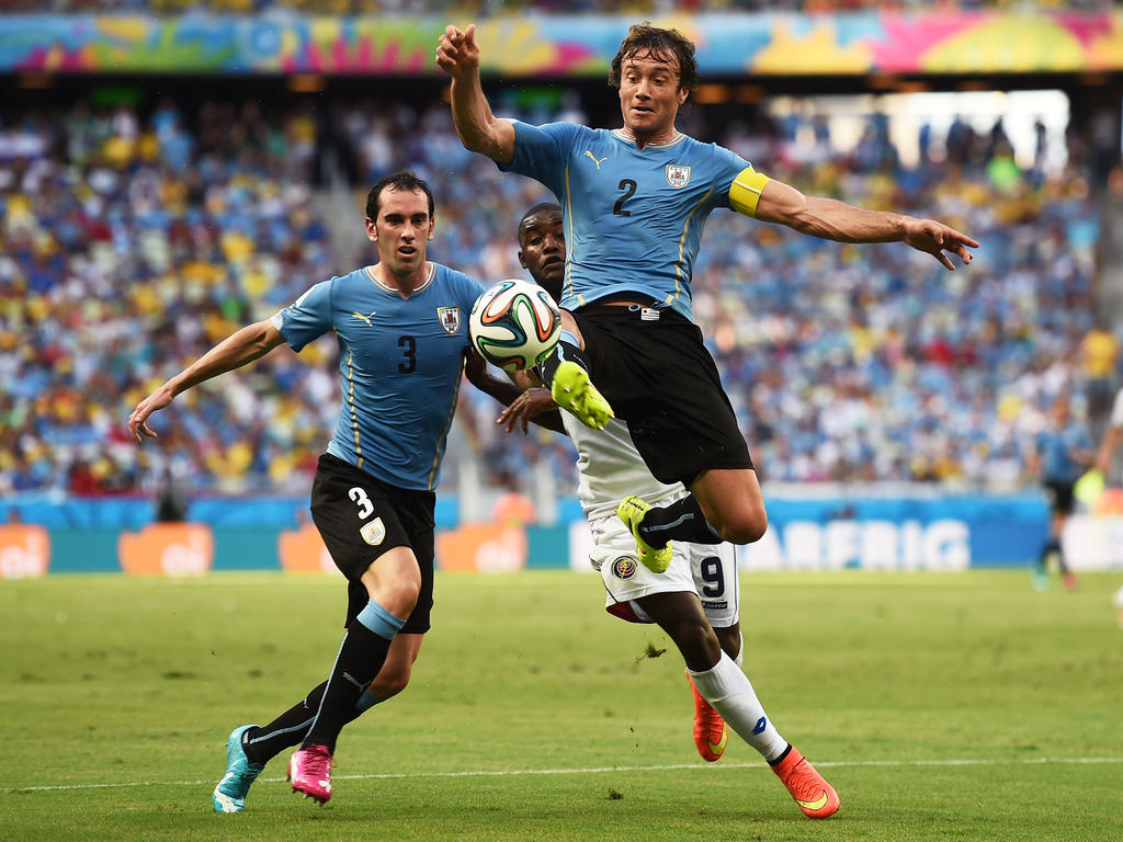 Diego Lugano Uruguay captain armband