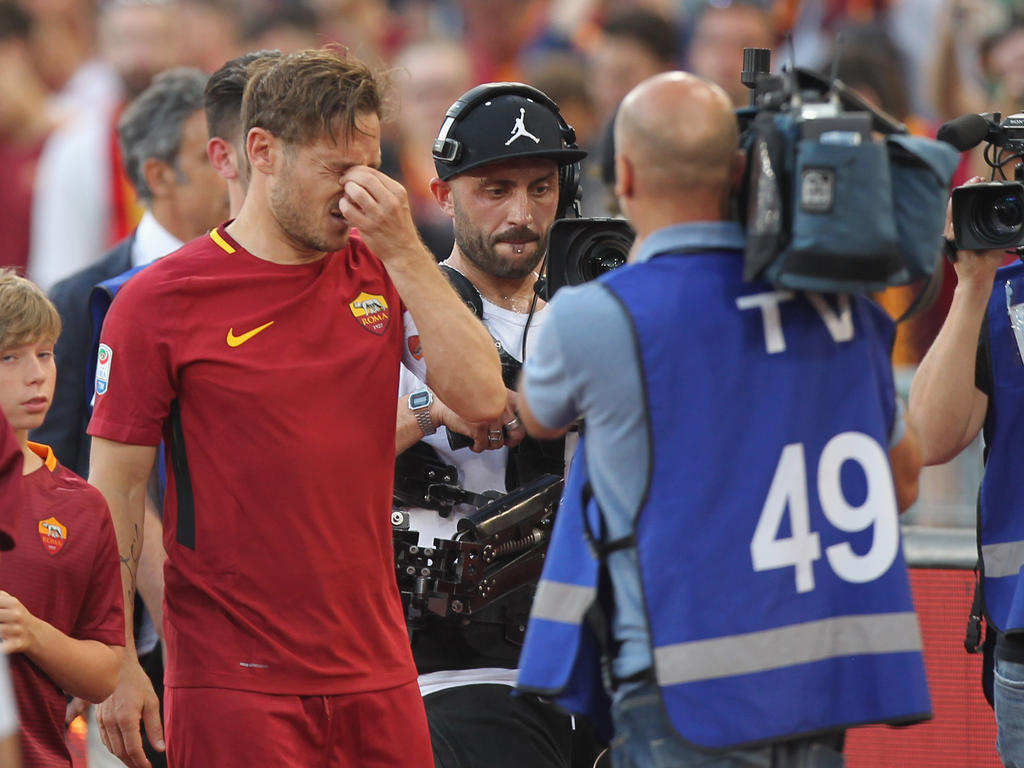 Francesco Totti hat am Wochenende sein letztes Spiel für den AS Rom absolviert