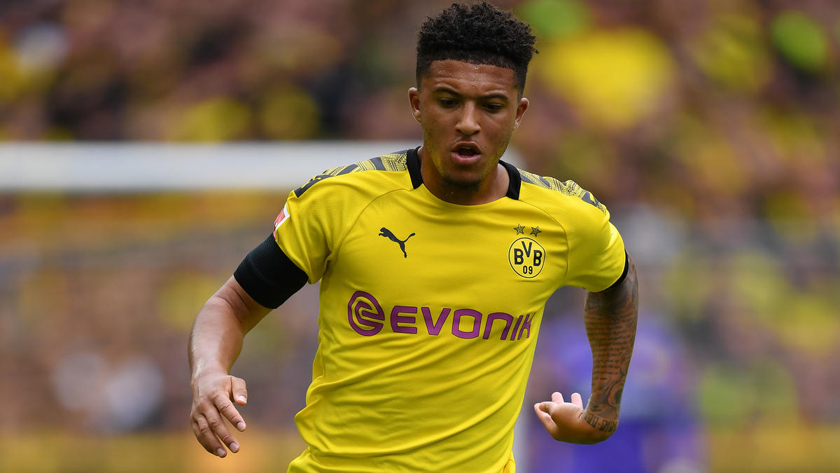 Jadon Sancho wurde im Sommer von Manchester United umworben Jadon Sancho wurde im Sommer von Manchester United umworben