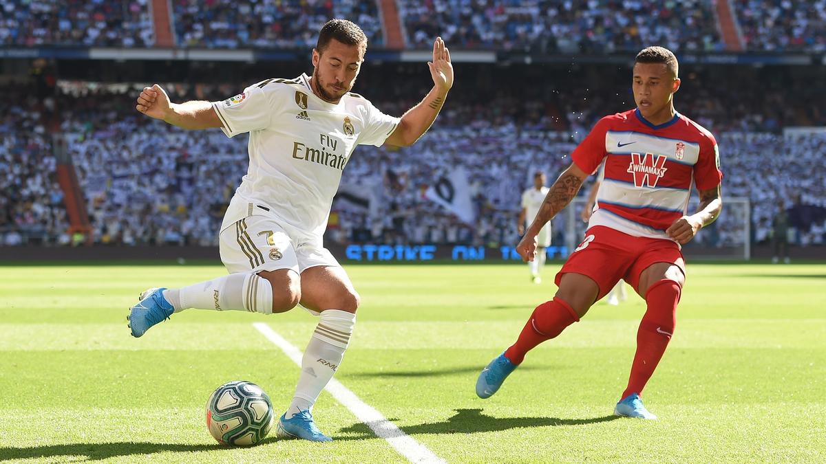Eden Hazard (l.) erzielte das zwischenzeitliche 2:0 für Real Madrid