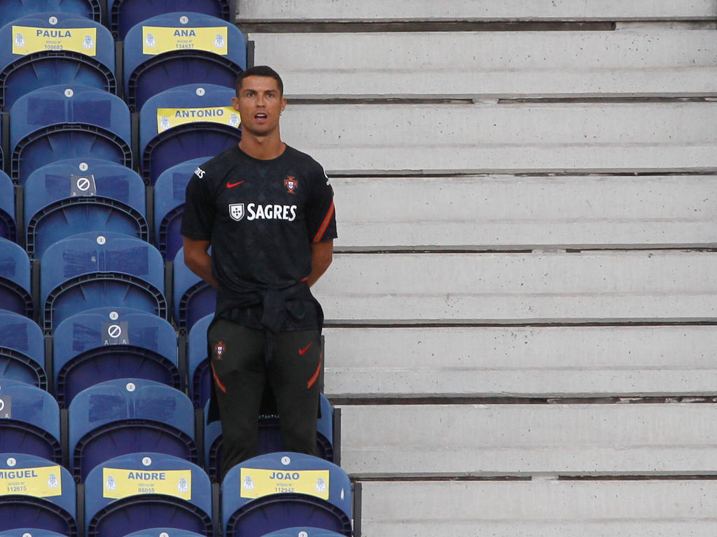 Ronaldo presenció el último duelo ante Croacia en la grada.