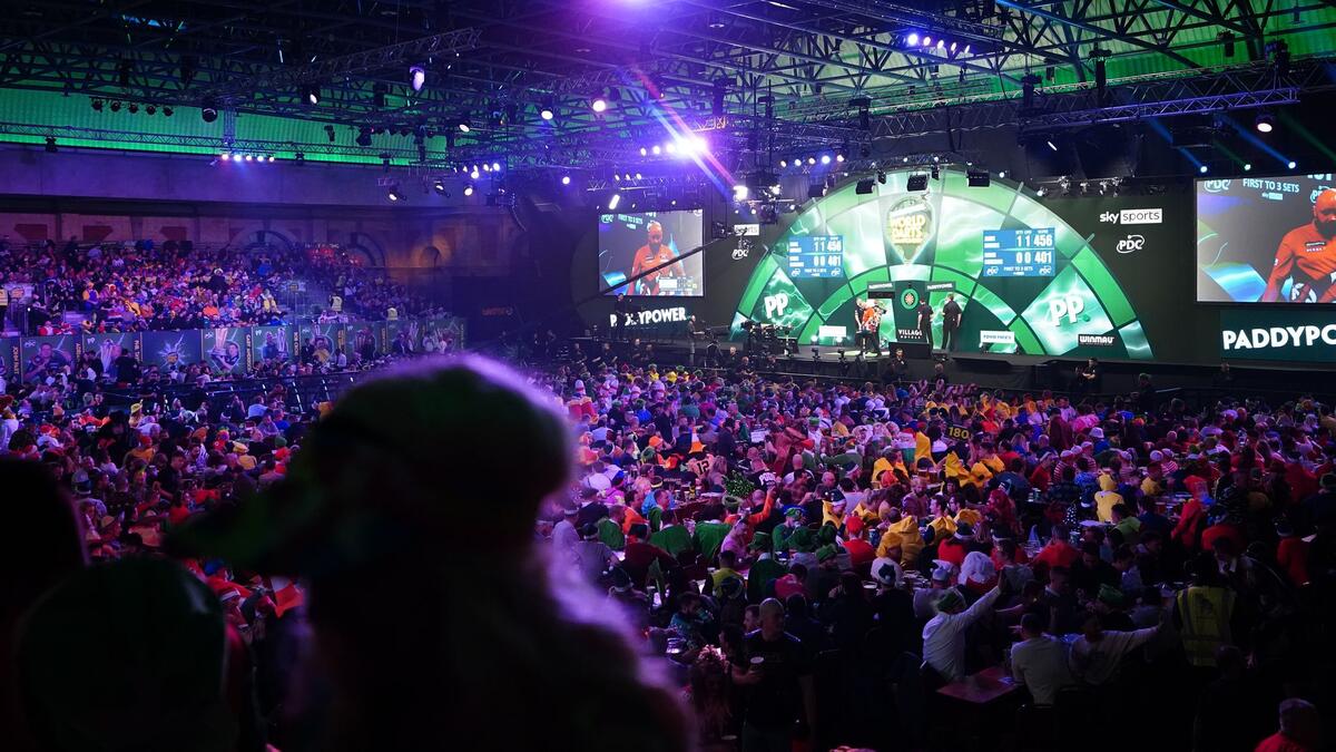 Die West Hall im Alexandra Palace bleibt WM-Standort