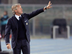 Inter-Coach Roberto Mancini sorgt mit einer speziellen Geste für einen Eklat