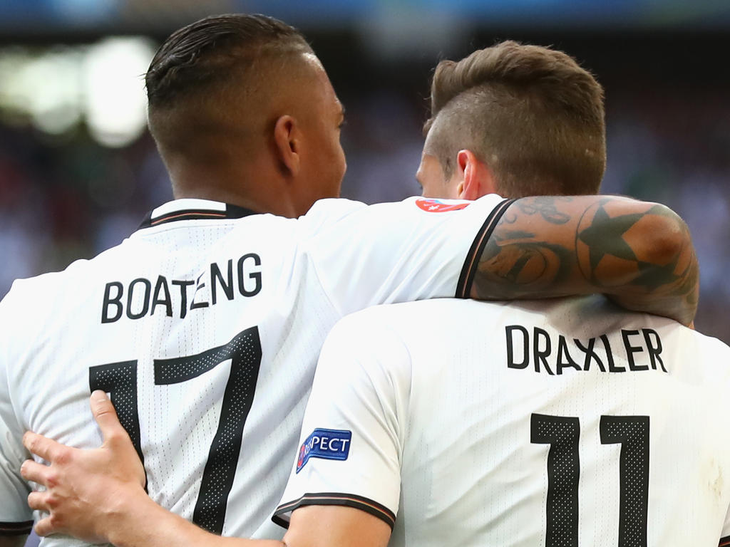 Boateng und Draxler trafen zum ersten Mal bei einer EURO