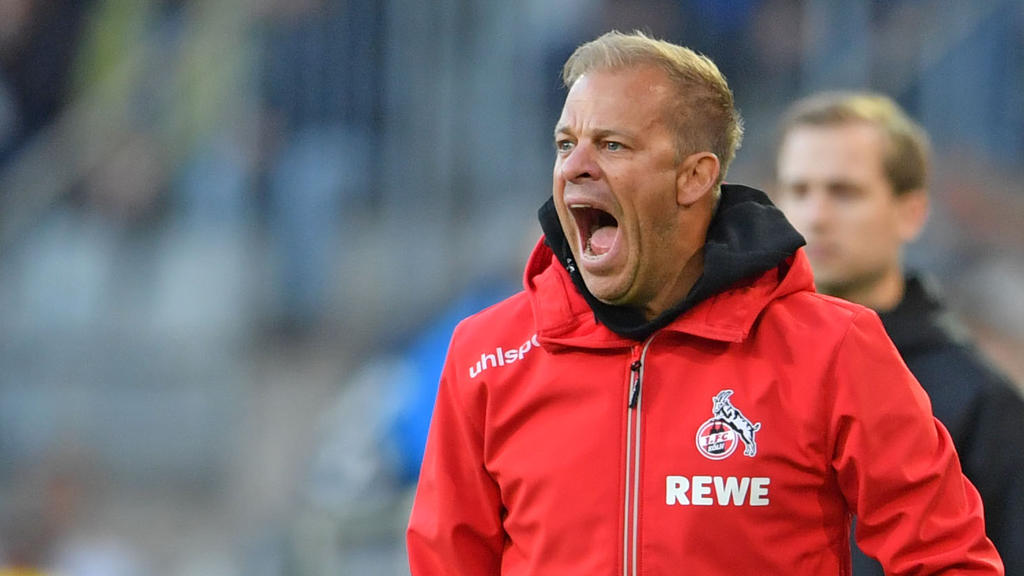 Kölns Trainer Markus Anfang sieht seine Mannschaft noch nicht in Bestform