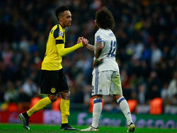 Pierre-Emerick Aubameyang (l.) spielt seit 2013 für den BVB