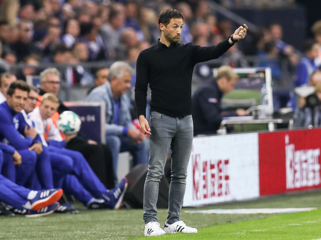 Schalke-Coach Tedesco freute sich über drei Punkte gegen den VfB