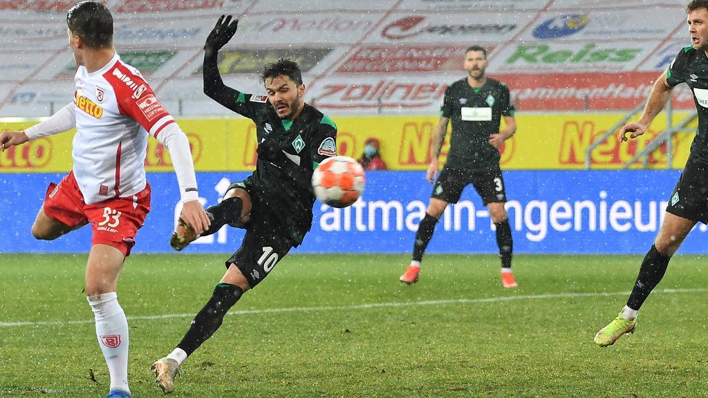 Bittencourt traf für den SV Werder Bremen als einer von drei Schützen