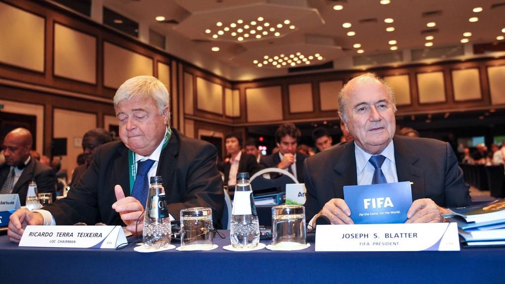 Teixeira (l.) und Blatter, hier gemeinsam im Jahr 2011