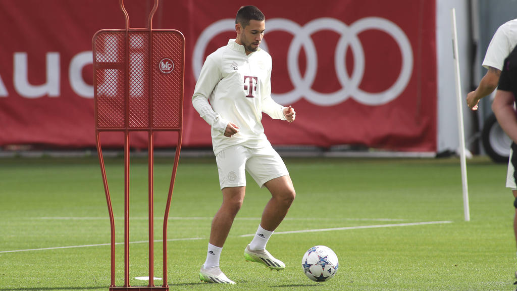 Beim Abschlusstraining des FC Bayern mit dabei: Raphael Guerreiro